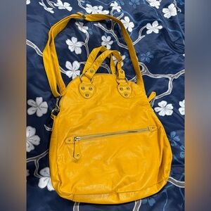 New Chateau Large Yellow Crossbody Bag